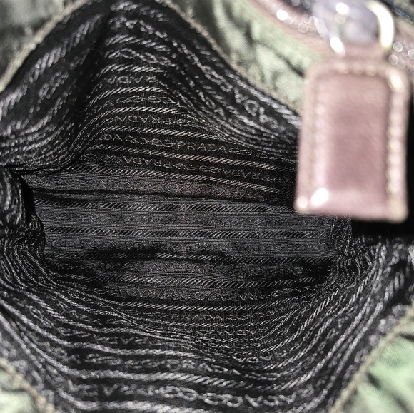Prada Tessuto Iridescent Green Nylon Bag - Picture 8 of 13